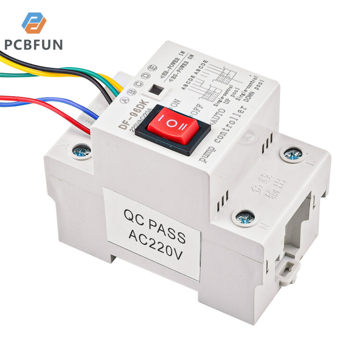 pcbfun ตัวควบคุมระดับน้ำ DF-96DK DF-96D พร้อมเซนเซอร์อุปกรณ์วัดน้ำสอง ...