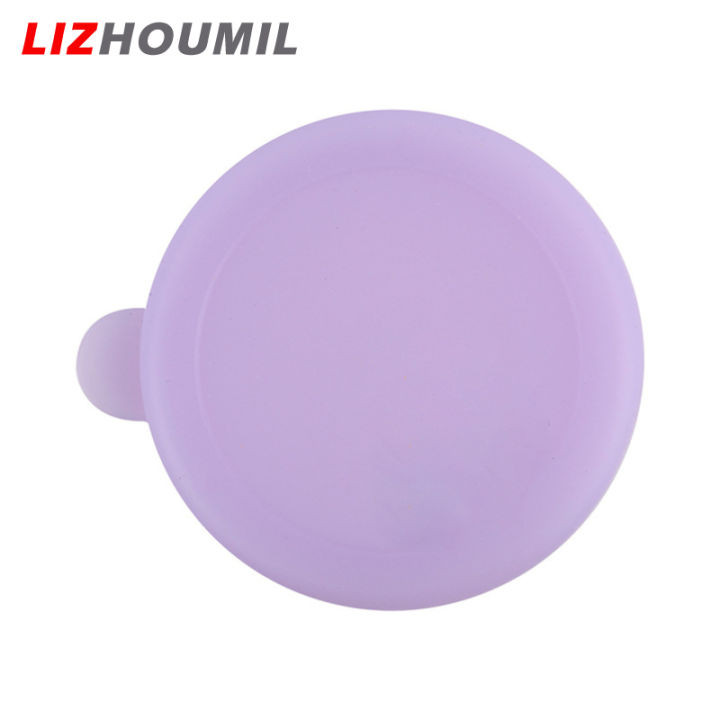 lizhoumil-พร้อมฝาภาชนะเครื่องปรุงอาหาร4แพ็ค50มล-ถ้วยน้ำจิ้มซิลิโคนกันรอยรั่วฝาสำหรับน้ำสลัดขนมหวาน