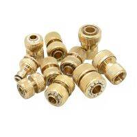 ❄ 1/2 5/8 3/4 Copper Garden Hose Quick Connector Brass Repair Fitting Water Stop Coupler Water Gun Adapter