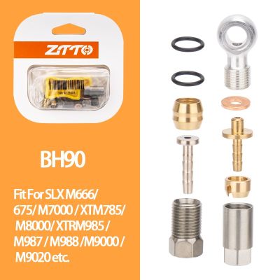 ❄卍 ZTTO Bicycle Oil Needle Olive Heads Hydraulic Disc Brake Hose Connector Bike Accessories Replacement Insert Set For BH90 Hope