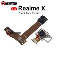 สายเคเบิลแบบยืดหยุ่นโมดูลกล้องด้านหน้าสําหรับ Realme X Back Main Camera Replacement Repair Part