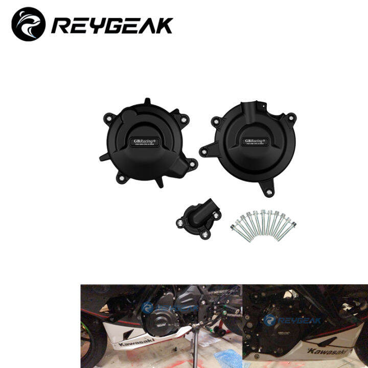 REYGEAK Engine Covers Ninja400 Z400 Fireproof Body & Frame Guard Engine