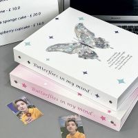 Butterfly A4/A5 Binder Photocard Holder Kpop Idol Photo Album Kawaii Collect Book DIY Journal Dairy Photo Storage Albums  Photo Albums