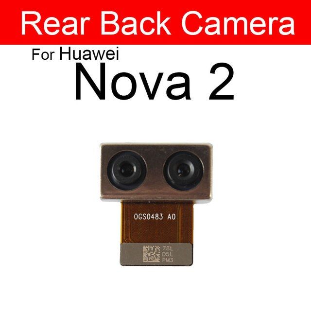 สายกล้องหน้าโค้งด้านหลังสำหรับ-huawei-nova-2plus-2i-2s-ความลึกด้านหน้ากล้องทั้งหมดด้านหลังกล้องขนาดใหญ่อะไหล่เฟล็กซ์ริบบอน