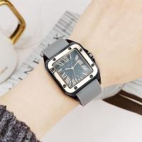 GUOU luxury Waterproof Women Men original branded Couple Watch Roman Square Band Calendar Quartz Korean Watch