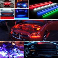 [Faster YG] 22นิ้ว7สี48 LED RGB Scanner แฟลชรถยนต์ Strobe Knight Rider set Light Strip