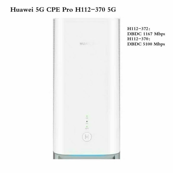 Hua Wei 5g Cpe Pro H112 370 5g Wifi Router Wireless Router With Sim Card Slot Lazada 