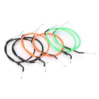 2Pcs Motorcycle Throttle Cables Accelerator Wire Line for Kawasaki Z800 2013 2014 2015 2016 2017 Green/Orange/Black