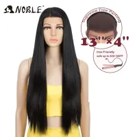 Noble Synthetic Lace Front Wig Cosplay Lace Front Wig 30 Inch Long Straight Ombre Blonde Wigs For Black Women Lace Front Wig Wig  Hair Extensions Pads