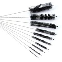 【hot】 10Pcs Set Soft Hair Glass Tube Cleaner Brushes Bottle Pipe Household  Cleaning Tools