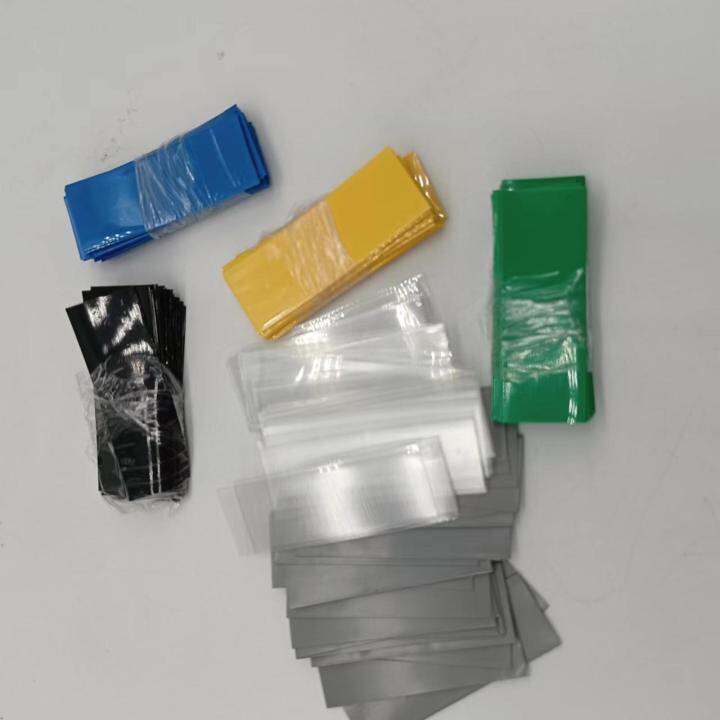 50PCS 77*21mm Liion 21700 Battery Wrap PVC Heat Shrink Tubing Precut
