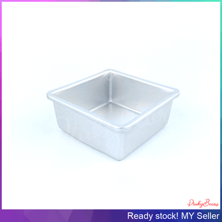 Mini Square Tart Mould Pan For Small Cakes Pastries Brownies Acuan