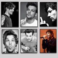 Tomlinson 1D โปสเตอร์และภาพพิมพ์เพลงดาวผ้าใบจิตรกรรมฝาผนังศิลปะสำหรับห้องนั่งเล่นตกแต่ง