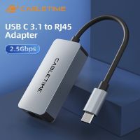 CABLETIME 2.5Gbps USB C Ethernet Adapter USB 3.1 LAN RJ45 Network for Computer Laptop Dell ASUS Mi Box C445  USB Network Adapters