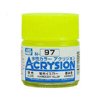 Mr.Hobby Mr.Acrysion Color N-97 FLUORESCENT YELLOW 4973028112924