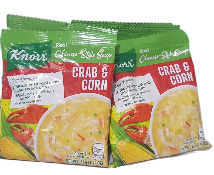 Knorr Real Chinese Soup - Crab & Corn Flavor - Made with Real Crab and