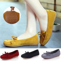 【Ready Stock】 ❁ C39 Women Moccasins Loafers Flat Round Fashion Bow Shoes kasut perempuan