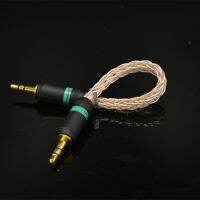 【DT】FENGRU 6CM 3.5mm Male to 3.5mm Male Gold-plated braided Stereo Audio Cable For Walnut F1 Amplifier V2 V2S/Zishan Z1 Z2 MP3  hot