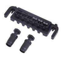 สังกะสีอัลลอยด์ Wraparound Bridge Tailpiece สำหรับ LP SG Guitar พร้อมสกรู2ตัว