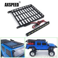 ❖✚卍 hrgrgrgregre AXSPEED de teto bagagem transportadora led luz para axial scx24 axi00005 jeep gladiador 1/24 rc decoração do carro acessórios