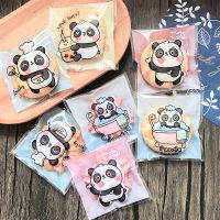 [HOT YAPJLIXCXWW 549] 100ชิ้น/ล็อต Panda Four In One เค้กของขวัญ OPP ถุงพลาสติก Self Adhesive Candy คุกกี้บิสกิตบรรจุภัณฑ์กระเป๋า Baby Party Supplies