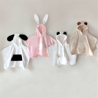 Baby Bath Towel 0-4Y Newborn Baby Girl Boy Hooded Bathrobe Kids Beach Blanket Pajamas Beach Spa Quick-drying Kids Bathrobe Towel