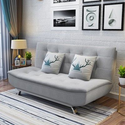 Scandinavian Nordic Convertible Sofa Bed Murah 34 Seater Living Room Bedroom Guestroom Fabric Offer Promotion Foldable