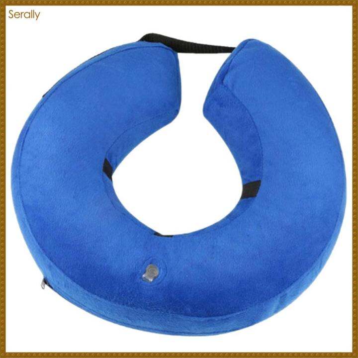 Serally Inflatable Elizabethan for Injuries Rashes and Post- | Lazada ...