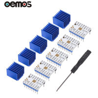 5PCS 3D Printer Stepper Motor Driver TMC2208 V1.2 Stepper Driver Module with Heat Sink Screwdriver For 3D Printer Controller