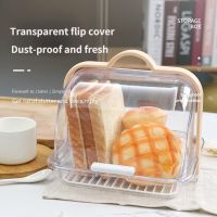 Multi Purpose Transparent Storage box Bread Tableware Spoon Storage Bin Portable Sealed Cleaning Box Food Drain Rack