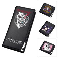 Overlord Kawaii ID Card Holder Anime Coin Pockets Cartoon Short Wallet Pu Leather Long Purses Unisex Money Bags