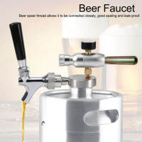 【มีของพร้อมส่ง 】สแตนเลสเบียร์หอกก๊อกน้ำแตะตู้ชุดสำหรับ Beer Faucet 2L/3.6L/4L มินิถังเบียร์ช่องคลอด