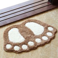 【cw】 New Non-Slip Mats Thick Room Foot Print Carpets Toilet Floor Protection Rugs Anti-Skid 40x60 Door