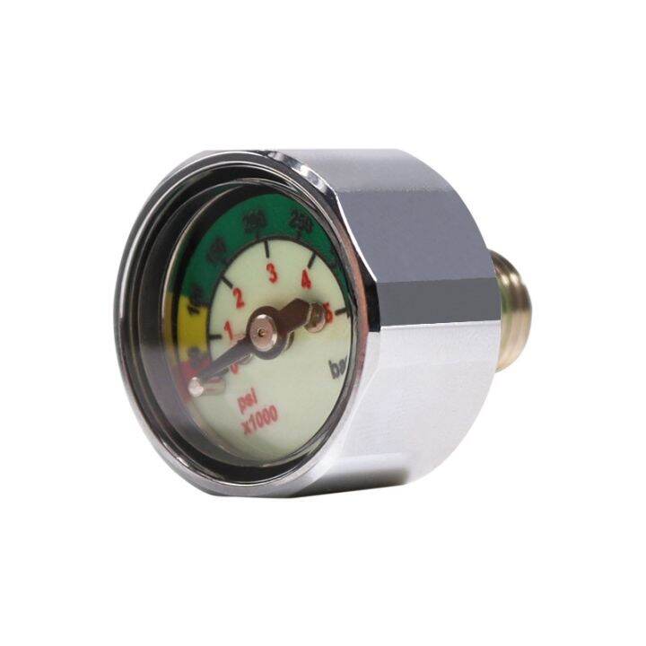 Scuba Diving Pony Bottle Pressure Gauge 1 Inch Face 350 BAR/5000 PSI 7