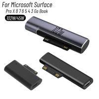 102W Asal PD Cepat Mengecas Jenis-C อะแดปเตอร์แท็บเล็ต Pengecas Penukar Magnetik สำหรับ Surface Pro X 8 7 6 5 4 Go Book