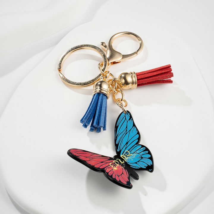 butterfly-pendant-keychain-pendant-flower-pendant-keychain-pendant-flower-keychain-dropping-oil-butterfly-keychain-key-chain