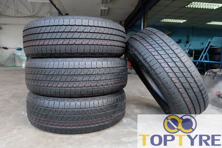 ยางถอดป้ายแดง-goodyear-รุ่น-territory-ht-ขนาด-255-65r18-ผลิตปี2023-จำนวน-4-เส้น-ใส่กระบะยกสูงและรถ-ppv-7-ที่นั่ง-ได้ทุกรุ่น-แถมจุปลมยางใหม่และจัดส่งฟรี