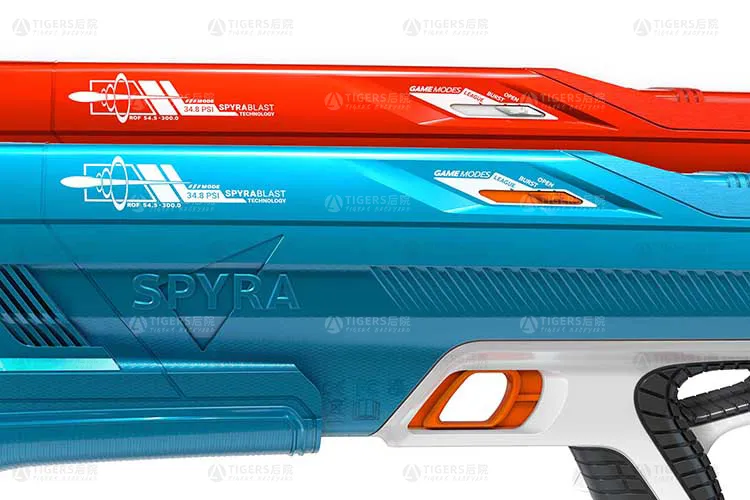 SPYRA TWO - Dual Pack Red & Blue Electric Water Gun Water Blaster New In  Box $350.00 - PicClick