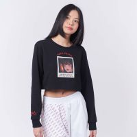 PAUL FRANK เสื้อแขนยาว WOMENS FLEECE CROP BINKO NOTHING