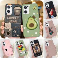 เคสโทรศัพท์สำหรับ Reno7 Oppo 5G เคสฝาหลังซิลิโคนกันกระแทกเคลือบกันชนอะโวคาโดนักบินอวกาศสำหรับ Oppo Reno7 Pro SE Funda Capa CPH2371 6.43นิ้ว