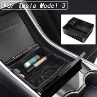 Car Central Armrest Box For Tesla Model 3 2017 2018 2019 2020 Storage Box Stowing Tidying Glove Box Auto Accessories Non-Slip