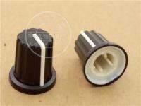 HJ-155 D-Axis Potentiometer Knob Cap พลาสติกลูกบิดหมวกสีดำ0องศา90องศา270องศา