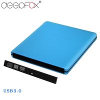 ✁ DeepFox Aluminum 12.7mm USB 3.0 External DVD Optical Drives Enclosure SATA II External DVD Case Support 3.0 Gbps