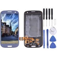 หน้าจอ LCD AMOLED ของแท้สำหรับ Galaxy S III/I9300พร้อม Digitizer ประกอบเต็มตัวเครื่อง (สีน้ำเงินเข้ม) (ห้างสรรพสินค้า Hua Jia Kang)