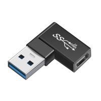 SHSFHGH พิมพ์ C หญิง สมุดบันทึก แบบพกพา ตัวแปลงข้อมูล USB 3.0 ชาย แฟลชไดร์ฟ อลูมิเนียม ตัวแปลง USB 3.0 อะแดปเตอร์ OTG ตัวเชื่อมต่อ OTG ปลั๊กชาร์จ