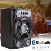 Large Size Bluetooth Speaker Wireless Sound System Bass Stereo with LED Light Support TF Card FM Radio Outdoor Sport Tra