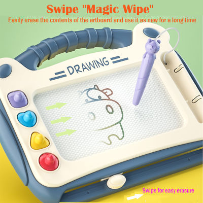 Childrens magnetic drawing board magic eraser colorful painting writing board table doodle creation boy gift girl gift