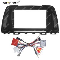 SKYFAME Car Frame Fascia Adapter Android Radio Dash Fitting Panel Kit For Mazda 6 Mazda6 Atenza