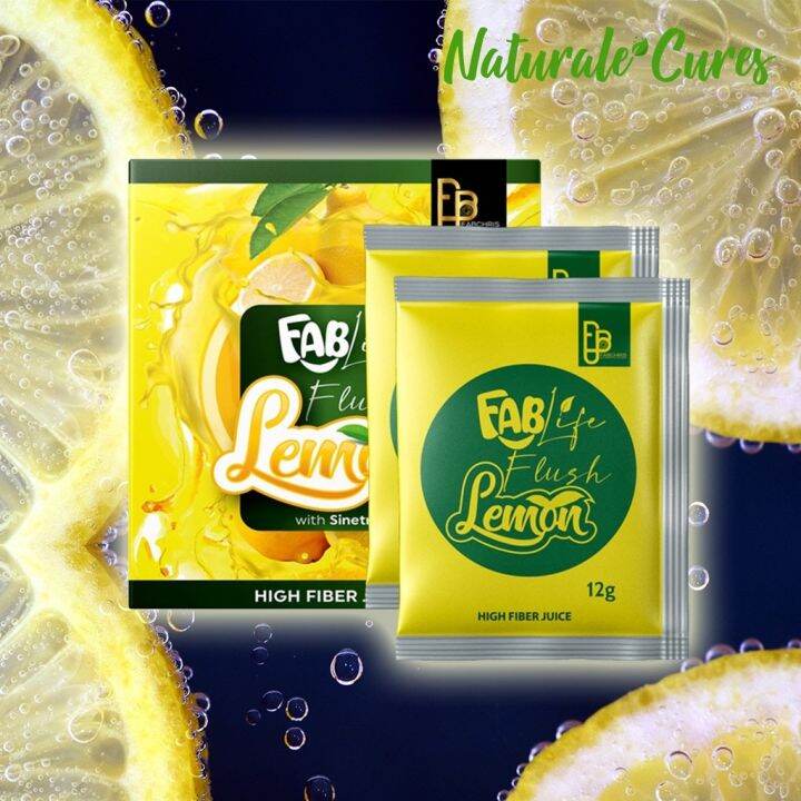 Food supplement Fablife Flush Lemon Detox Slimming Juice with
