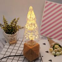 Christmas Tree Shape Edison Bulb AC85 265V 3W E27 LED Starry Firework Lamp Meteor Shower Retro Home Decoration Bulb Warm White